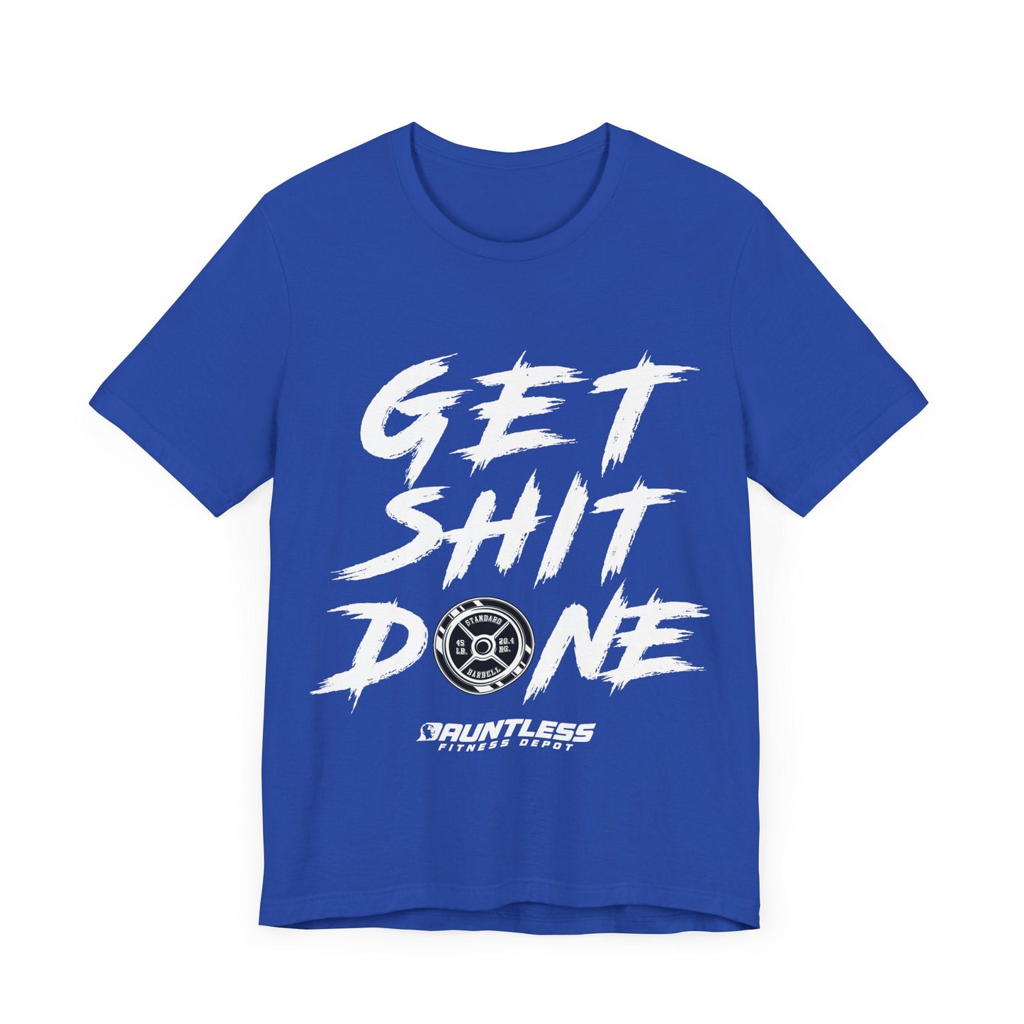 Get Shit Done (white font) Short Sleeve Tee - Dauntless Fitness DepotPrintifyT-Shirt
