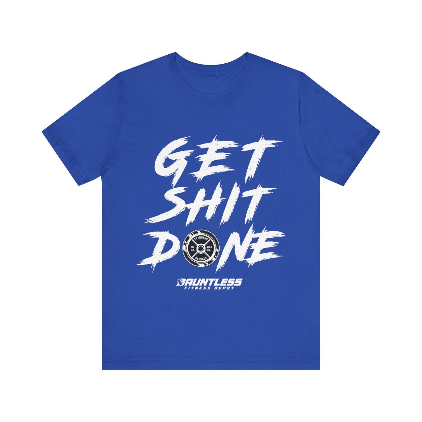 Get Shit Done (white font) Short Sleeve Tee - Dauntless Fitness DepotPrintifyT-Shirt