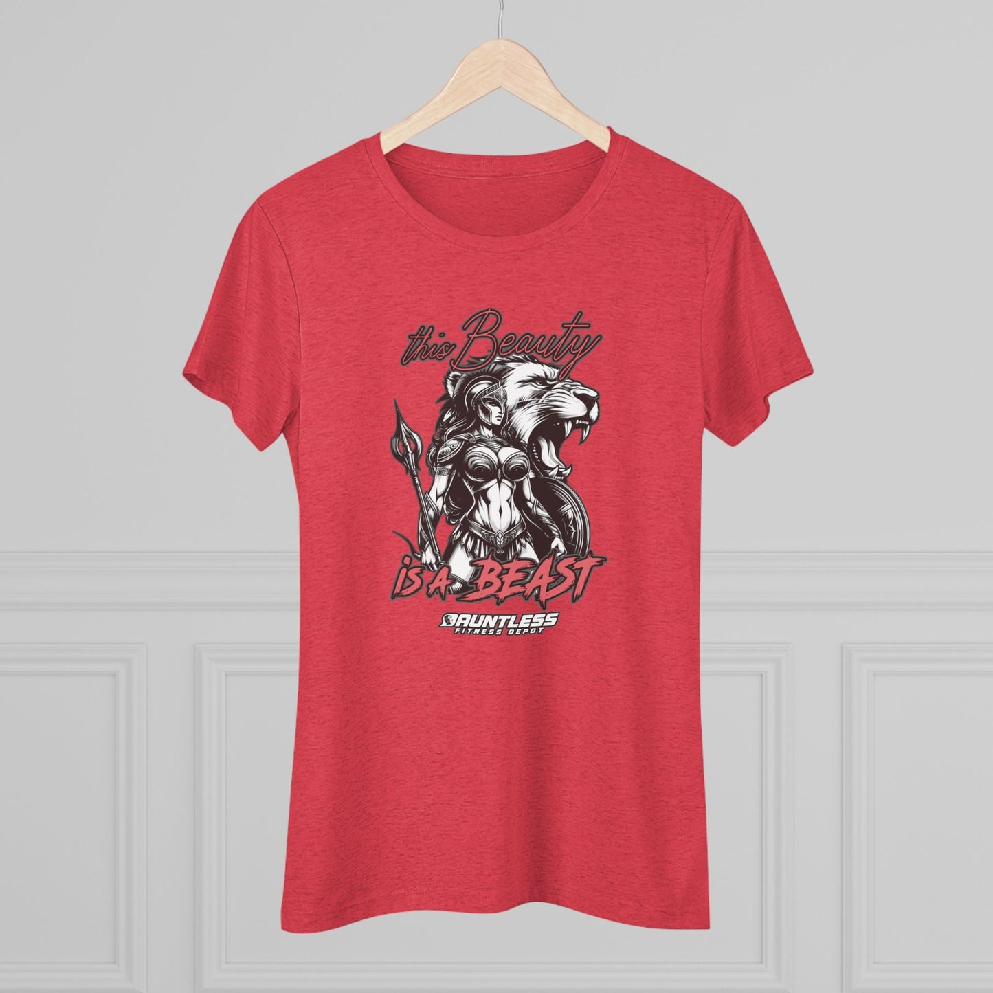 This Beauty is a Beast Women's Triblend Tee - Dauntless Fitness DepotPrintifyT-Shirt