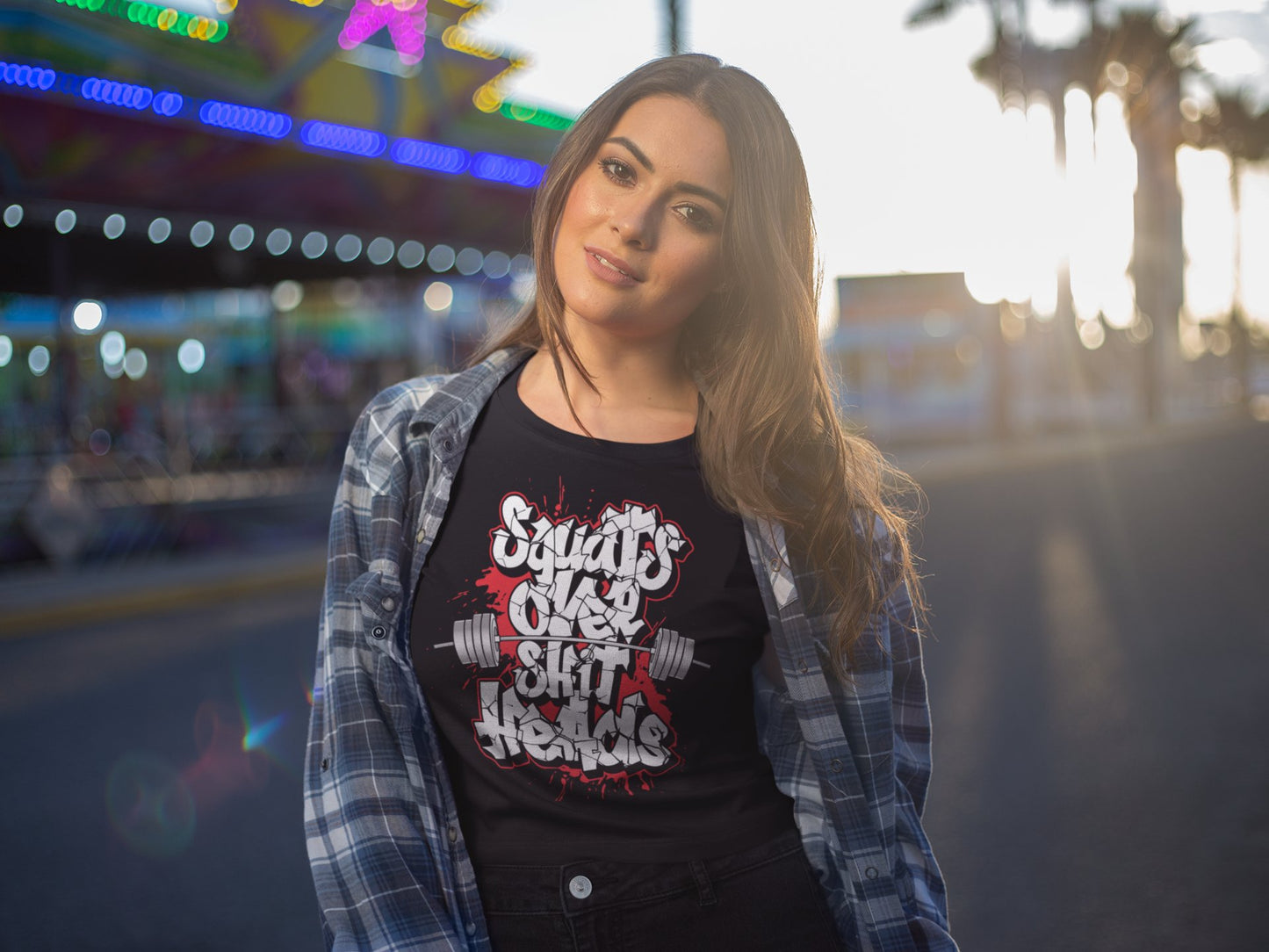 Women's Squats over Shit Heads - Dauntless Fitness DepotteelaunchApparel