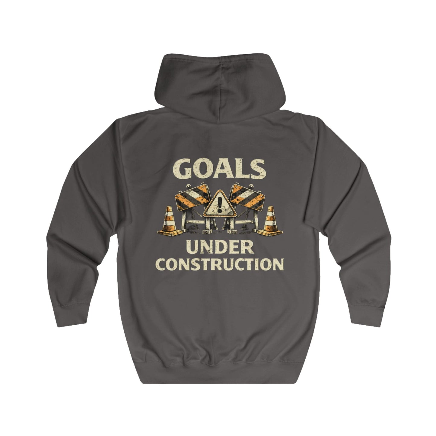 Goals Under Construction Unisex Full Zip Hoodie - Dauntless Fitness DepotPrintifyHoodie