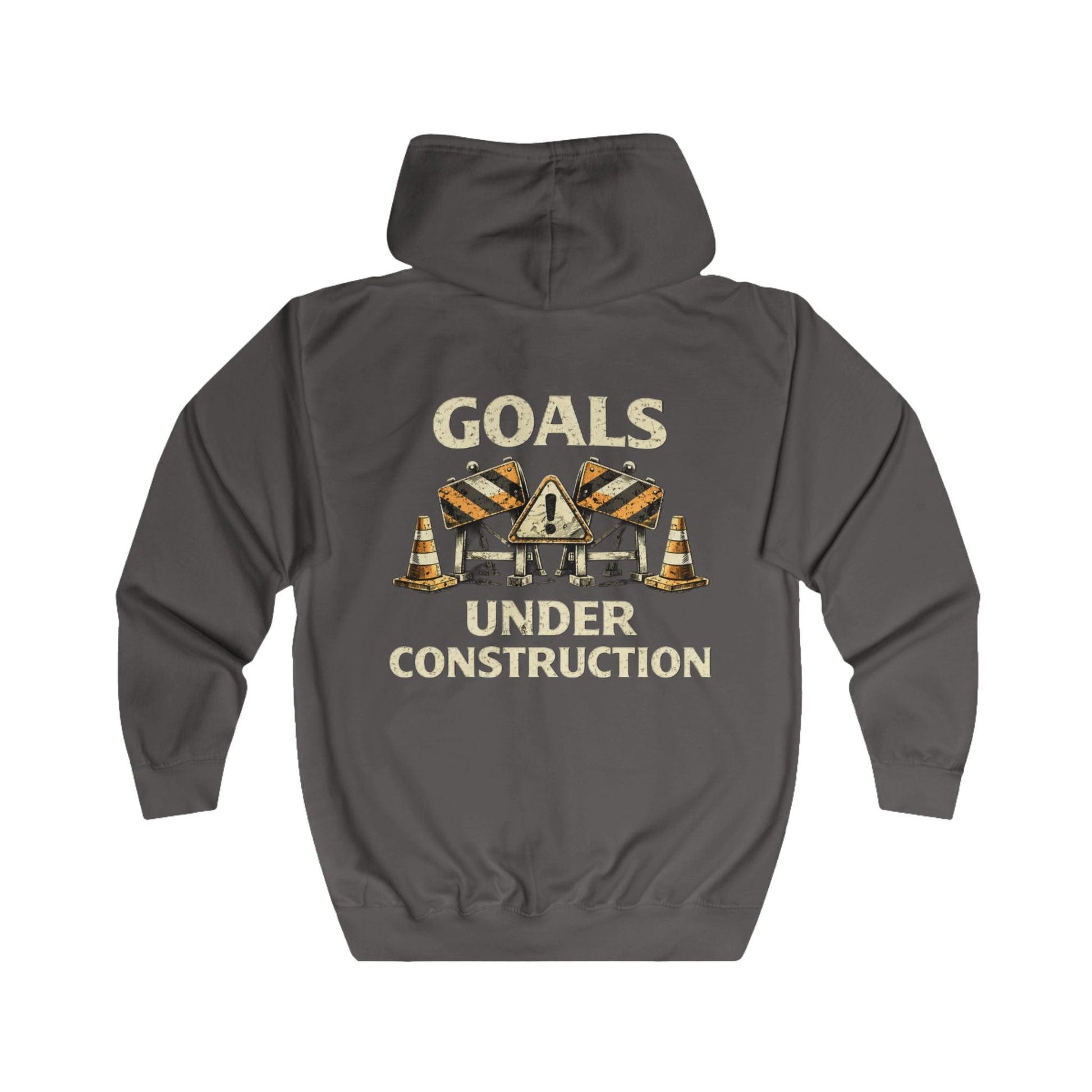 Goals Under Construction Unisex Full Zip Hoodie - Dauntless Fitness DepotPrintifyHoodie