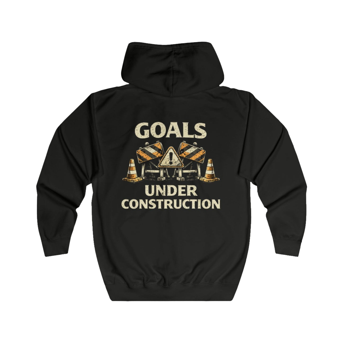 Goals Under Construction Unisex Full Zip Hoodie - Dauntless Fitness DepotPrintifyHoodie