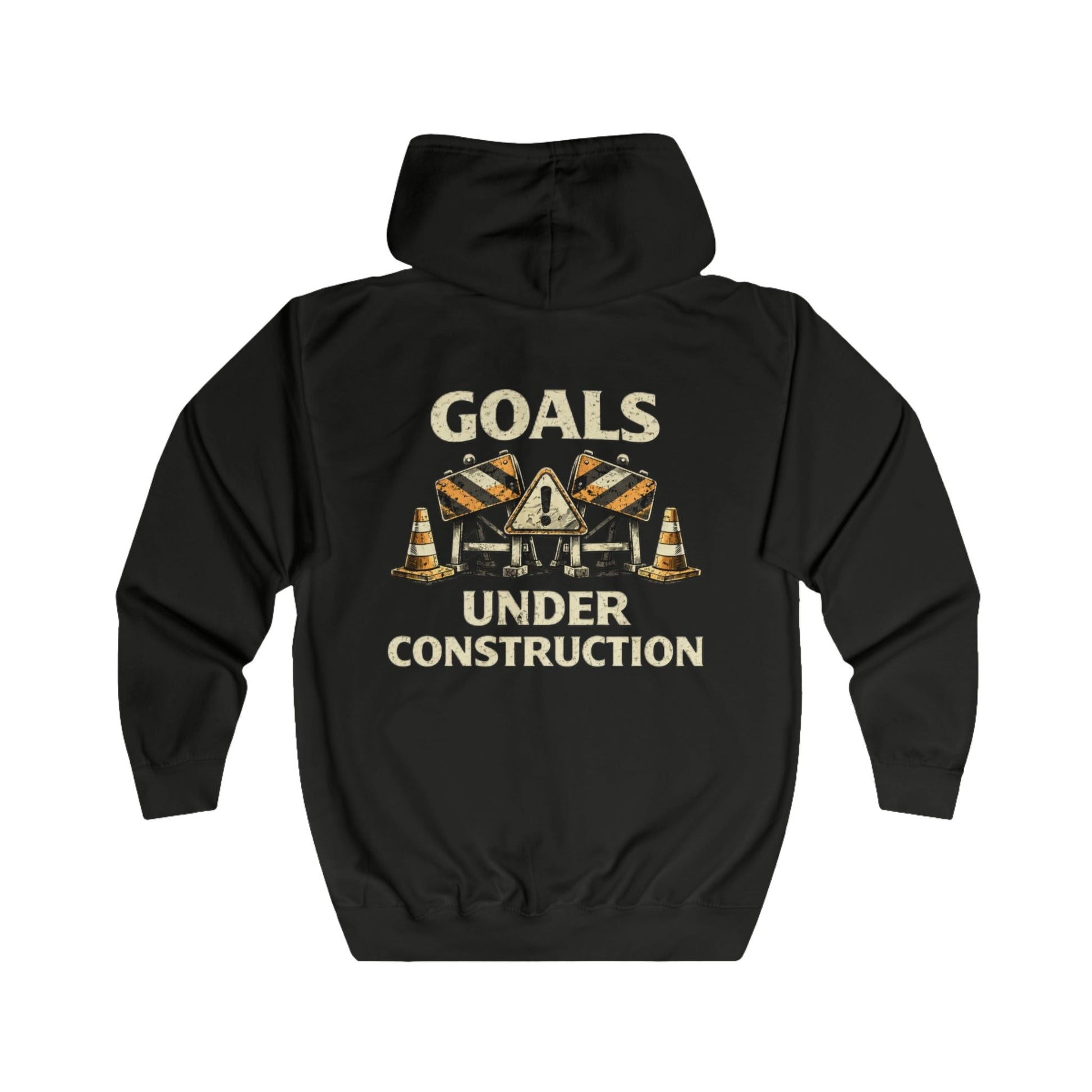Goals Under Construction Unisex Full Zip Hoodie - Dauntless Fitness DepotPrintifyHoodie